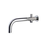 Wiesbaden inbouw-baduitloop met omstel rond 23cm chroom - thumbnail