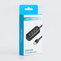 Hub USB Vention VAS-J43-B015 Zwart (1 Stuks) - thumbnail