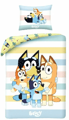 Bluey Duvet Set Ver. 2 140 x 200 cm / 70 x 90 cm