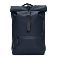 Rains Rolltop Rucksack W3 - Blauw - thumbnail