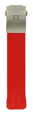 Horlogeband Tissot T603036455 / T0914204705110A Rubber Rood 22mm