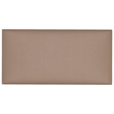 VidaXL Wandpanelen 12 st 0,54 m² 30x15 cm kunstleer cappuccinokleurig