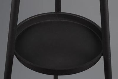 Trio Staande vloerlampColette zwart met taupe kap - R41561032