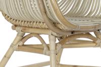 Trädgårdsstol DKD Home Decor Multicolour Natuurlijk Rotan 61 x 58 x 92 cm 62 x 62 x 92 cm - thumbnail