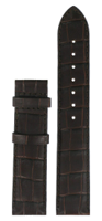 Horlogeband Tissot T610014578 / XL / T0064073626600A / T54141333A Croco leder Bruin 20mm - thumbnail