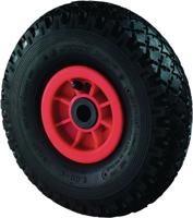 BS Rollen Wiel met luchtband | wiel-d. 400 mm draagvermogen 160 kg | reserve-wiel | ribbelprofiel rollager | 1 stuk - D15.400 - D15.400 - thumbnail