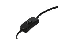 Bureaulamp Home ESPRIT Zwart Aluminium 50 W 220 V 42 x 42 x 69 cm - thumbnail