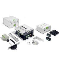 Festool csc sys 50 ebi-plus | accu tafelcirkelzaag 2x18v in systainer (2x 5.0ah accu + tcl 6 duo snellader) - 577374 - thumbnail