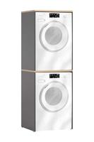 Schildmeyer Wasmachinekast Solea (Individueel, Antraciet) - thumbnail