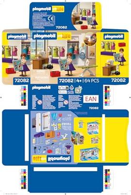 PLAYMOBIL My Life creatieve modeontwerper 72082