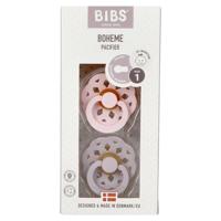 Bibs 1 Fopspeen Boheme Duo Blossom/lilac 2 - thumbnail