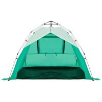 strandtent 3-persoons waterdicht snelontgrendeling zeegroen - thumbnail