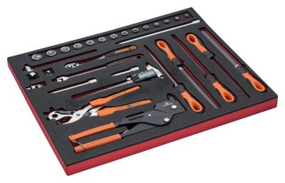 Bahco Foaminlay Fit&Go 3/3 met doppen en toebehoren 1/2" en vijlen - 31-delig - FF1A132 Bahco Foaminlay Fit&Go 3/3 met doppen en toebehoren 1/2" en vijlen - 31-delig - FF1A132