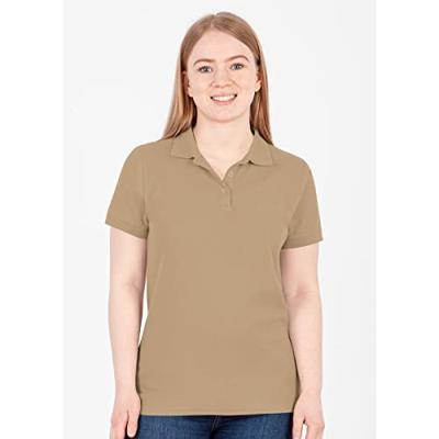 JAKO C6320D Polo Organic Dames - Zand - 36
