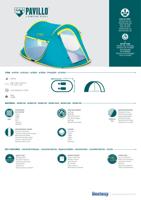 Bestway Polyester Glasvezel Tent 235x145x100 cm Camping 68086 - thumbnail