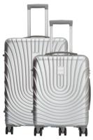 Calgary Kofferset 55+71,5 cm Zilver - thumbnail