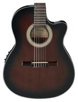 Ibanez GA35TCE Dark Violin Sunburst High Gloss elektrisch-akoestische klassieke gitaar - thumbnail