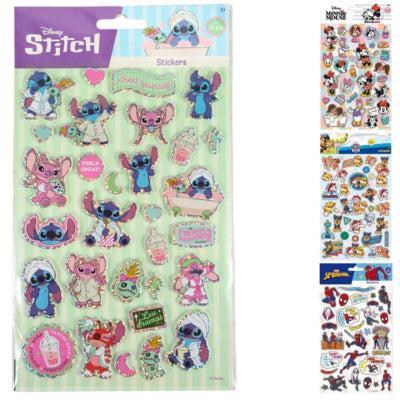 Licentie foamstickers holografisch 25 cm 4 assorti | 24 stuks