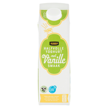 Jumbo Halfvolle Yoghurt met Vanillesmaak 1 L