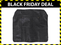 SENZA BBQ Half Schort - Grijs - 2 Vakken - PU Leer - thumbnail