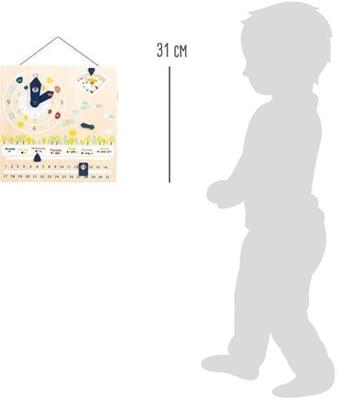 Small Foot houten kalenderklok seizoenen (duitstalig)