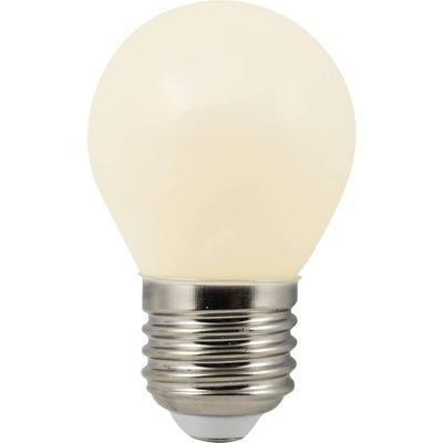 Heitronic 15026 LED-lamp Energielabel E (A - G) E27 Kogel 4 W = 35 W Warmwit (Ø x l) 45 mm x 74 mm Niet dimbaar 1 stuk(s)