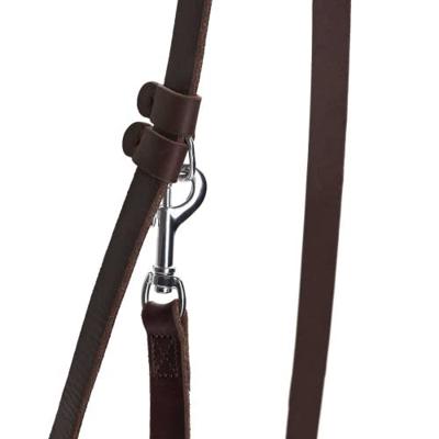 HUNTER Hondenriem Aalborg, donkerbruin, Maat: 20/250