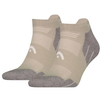HEAD Wandelsokken All Climates Hiking Sneaker 2-pack Taupe-43/46