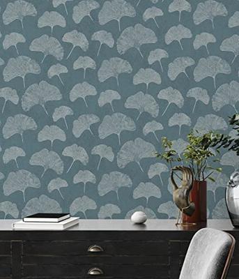 Livingwalls Profitex 2022 - Blauw - Bladeren - 389662