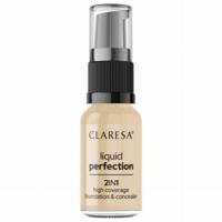 Claresa liquid perfection 2-in-1 concealer en foundation 103.5 light nude 18gr. - thumbnail