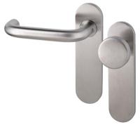 Chase PL kruk DIN L vaste knop blind RVS mat KS - thumbnail