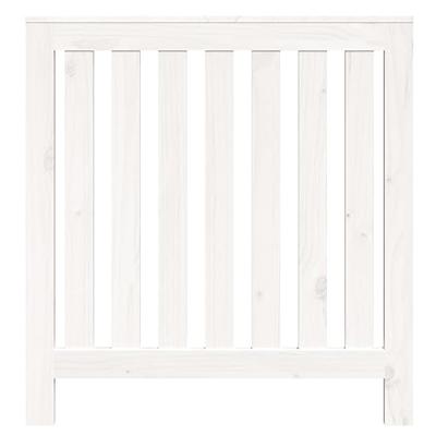 VidaXL Radiatorombouw 79,5x19x84 cm massief grenenhout wit
