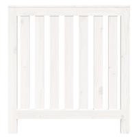 Radiatorombouw 79,5x19x84 cm massief grenenhout wit - thumbnail