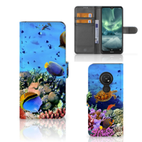 Nokia 7.2 | Nokia 6.2 | Telefoonhoesje | Met pasjeshouder | Vissen - thumbnail