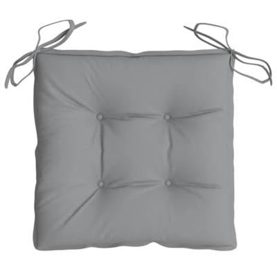 VidaXL Stoelkussens 6 st 50x50x7 cm oxford stof grijs