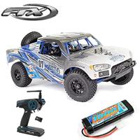 FTX Zorro 1/10 Trophy Truck Brushed 4WD RTR - Blauw - thumbnail