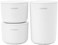 Brabantia opbergbakjes set van 3 white - thumbnail