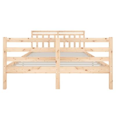 Bedframe massief hout 135x190 cm - thumbnail