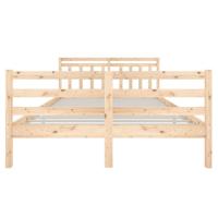 Bedframe massief hout 135x190 cm - thumbnail