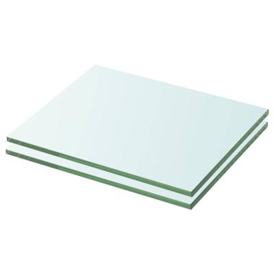 VidaXL Schappen 2 st 20x20 cm glas transparant VidaXL Schappen 2 st 20x20 cm glas transparant