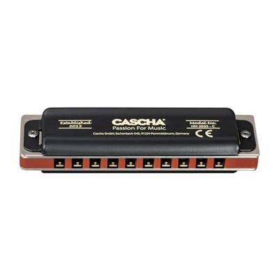 Cascha HH 1610 Professional Blues Harmonica Set (DE/EN/FR/ES) met lesboek - thumbnail