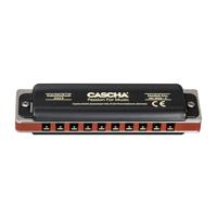 Cascha HH 1610 Professional Blues Harmonica Set (DE/EN/FR/ES) met lesboek - thumbnail