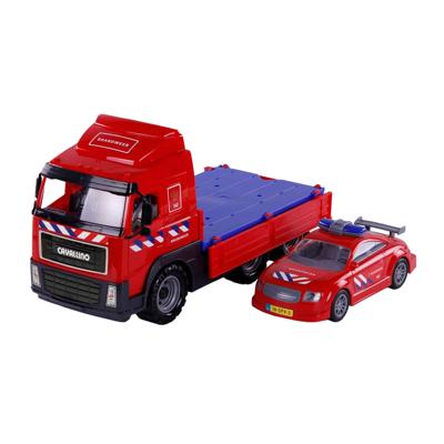 Cavallino brandweervrachtwagen en brandweerauto, schaal 1:16 Cavallino brandweervrachtwagen en brandweerauto, schaal 1:16