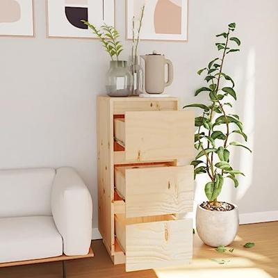 Dressoir 32x34x75 cm massief grenenhout