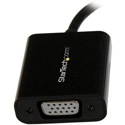 StarTech.com Adaptateur mDP vers VGA - DisplayPort 1.2 - 1080p - Adaptateur Convertisseur d'Écran Mini DisplayPort vers VGA - mDP 1.2 vers VGA - Compatible Thunderbolt (MDP2VGA2)