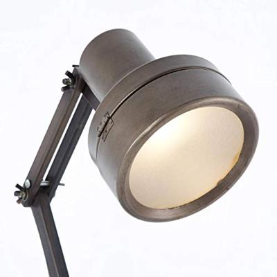 Brilliant Hardwork 99037/46 Bureaulamp LED E27 28 W Zwart, RVS Brilliant Hardwork 99037/46 Bureaulamp LED E27 28 W Zwart, RVS