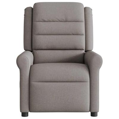 Fauteuil verstelbaar stof taupe Fauteuil verstelbaar stof taupe
