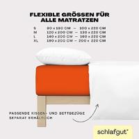 Schlafgut Schlafgut EASY Jersey Elasthan Hoeslaken M - 120x200 - 130x220 269 Red Mid - thumbnail