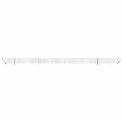 VidaXL Draadgaashek 0,8x25 m gegalvaniseerd staal antracietkleur