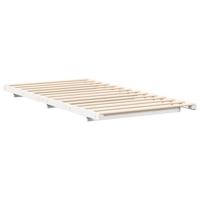 Bedframe Wit 80 x 210 cm Massief grenenhout - thumbnail